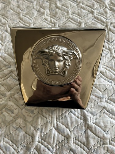 Versace medusa silver vase - medusa,