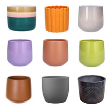 Ceramic, Cement Indoor Plant Pots, Cache Planter Slight Defects. Grab a Bargain!