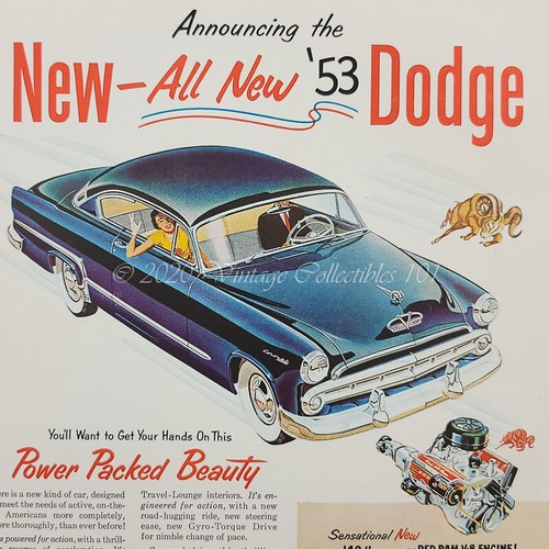 1953 dodge comet - red, ram