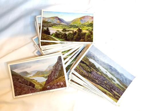 Lake district scenes - district, postcard