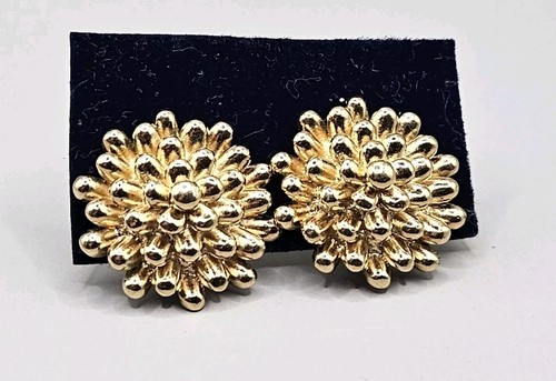 Gold toned anemone - anemone, coral