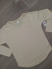 Calvin Klein Women's Top cream modal Size m loungewear 
