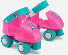 Xootz Beginner Trainer Skates, My First 4 Wheel Quad Roller Skates for Kids, Bo