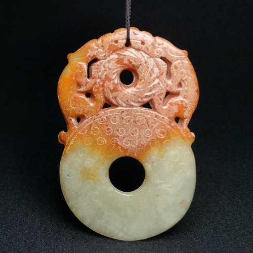 Inch old chinese jade - old, hand