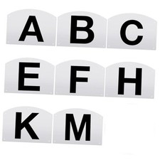 Soaoo 8 Pcs Dressage Letters