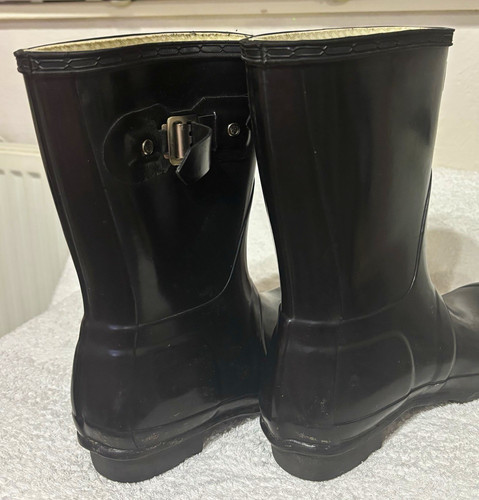 Hunter women black rubber - women,