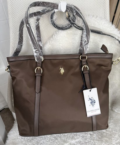 Polo assn houston bag brown - polo,
