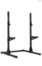 Mirafit M220 Black Squat Rack + Spotters