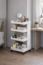 4 Tiers Storage Trolley Cart