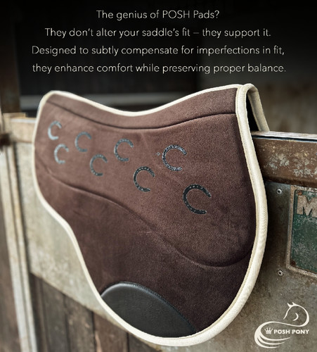 Velvet competition saddle pad