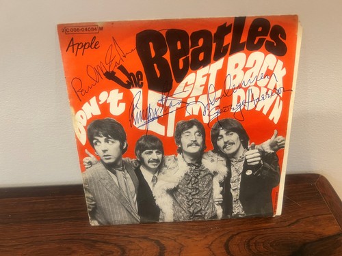 Beatles signed get back - 45,