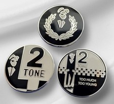 SKA REGGAE SKINHEAD BADGE - 3