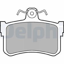 LP880 BRAKE PAD SET, DISC BRAKE MG MGF 1.6