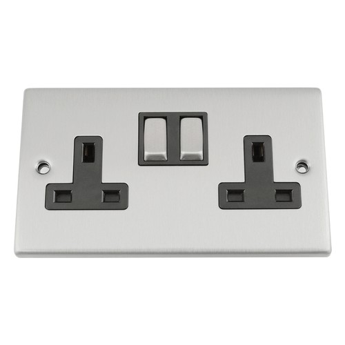Amp double wall socket 2 - double,