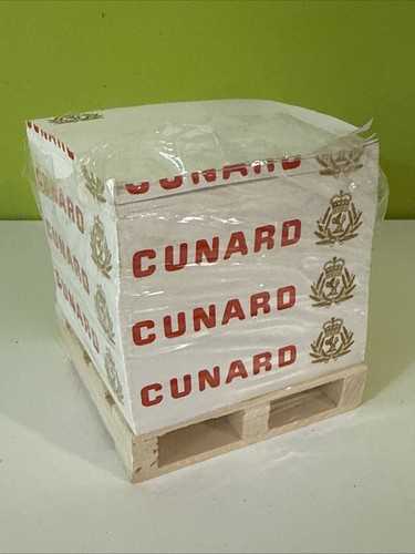 Vintage cunard line block memo - cunard,