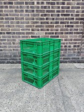 USED 32 Litre VENTILATED Euro Stacking Box - Green