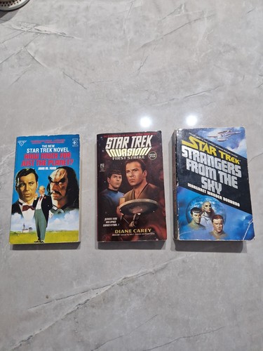 Star trek paperbacks - x,