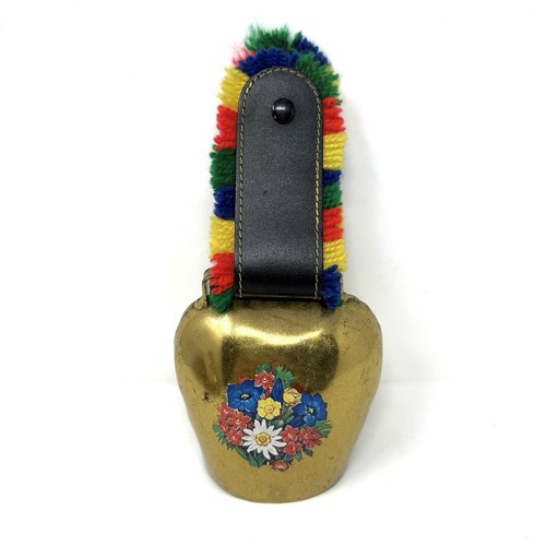 Switzerland floral brass cow - switzerland,