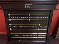 Clifton  BCE Traditional mahogany wooden snooker billiard scoreboard,