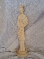 Geisha Girl Alabaster Figure