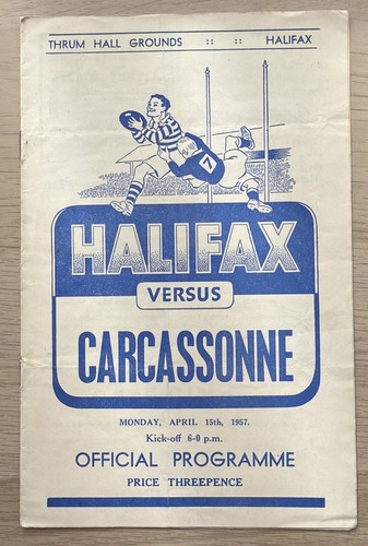 Rugby league programme halifax - rugby,