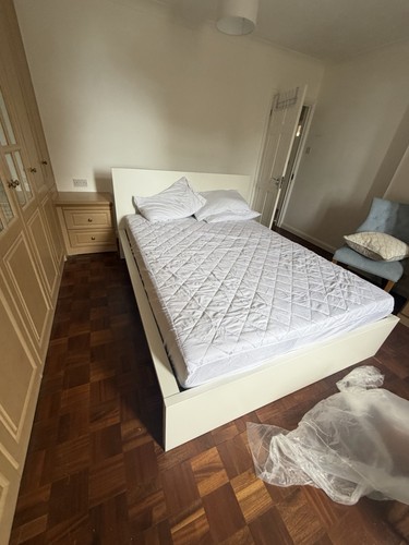 Ikea king white - ikea, wood