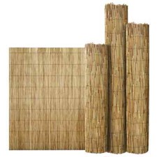 Bamboo Reed Fence Screen Roll Sun Panel Natural Garden Outdoor Privacy Screening