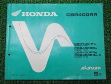CBR400RR Parts List 5th