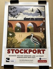 Stockport Railway Poster  The