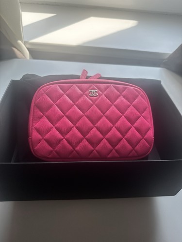 Chanel cosmetic bag pouch with - chanel, bag/pouch
