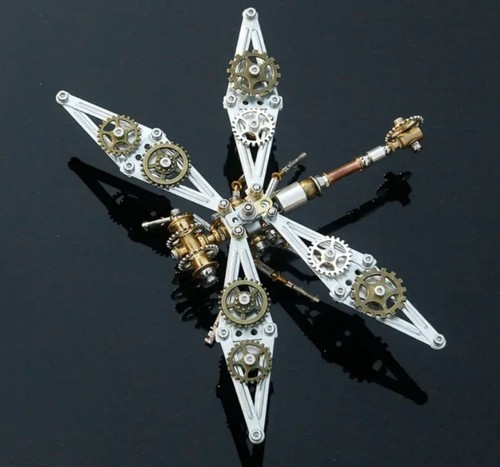Steampunk dragonfly metal - dragonfly,