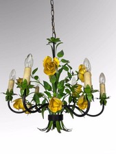 Vintage French Toleware Yellow