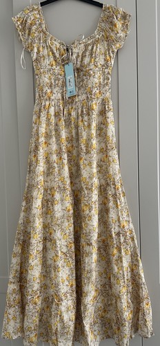 Blue vanilla double front tie - vanilla,