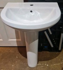 Bathroom Basin and Pedestal