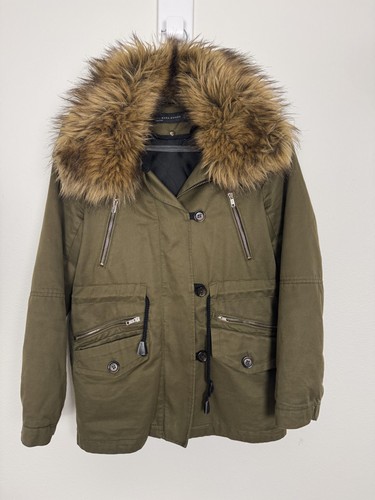 Y2k zara coat womens green - zara,