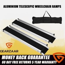 Pair  5ft long Telescopic Ramps - for Loading over Car Bumpers