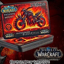 WORLD OF WARCRAFT - Mount Hateforged Blazecycle WoW TCG Exclusive ✨️