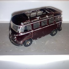 VW Transporter Matchbox ,Burgundy rare no decals Made in China 1998  loose