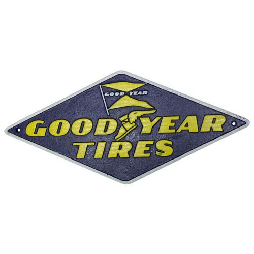 Goodyear tyres cast - goodyear, iron