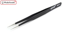 Vetus Stainless Steel Straight Pointed Tip ESD-11 Precision Tweezers
