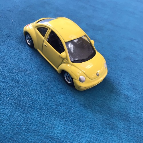 Welly beetle diecast - diecast, yellow