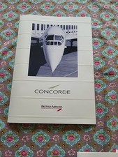 Vintage 1993  Concorde Airplane Flight Memorabilia  14 Items