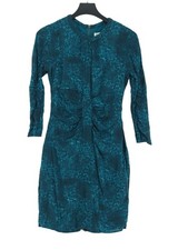 Whistles Bodycon Midi Dress UK10 in Blue