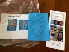 Sugar Skull Sugarveil Skull Mould. Flower Skull