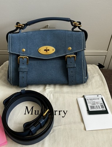 Mulberry mini alexa suede - mulberry,