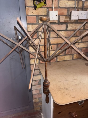 Vintage wooden umbrella yarn - vintage,