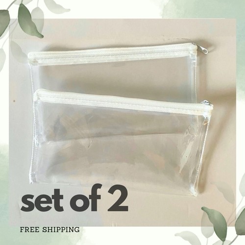 Clear exam pencil case - clear,