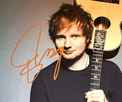Sheeran signed 8x10 - signed, 8x10"