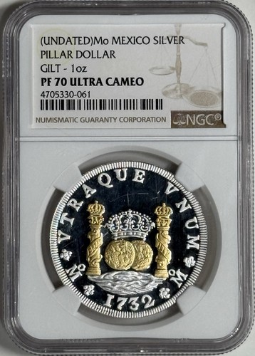 Mexico mo pillar dollar - mexico, 1