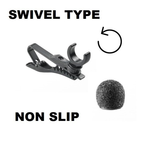 Swivel tie clip non slip - &,